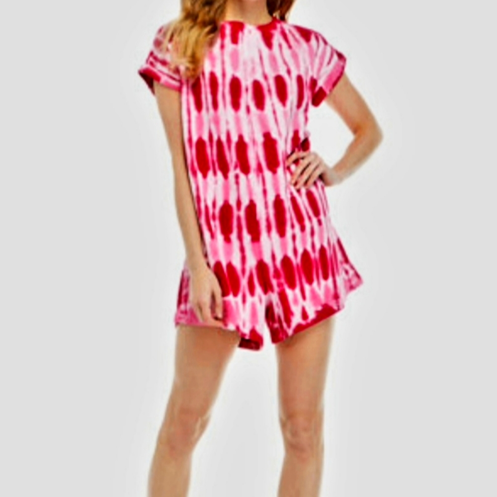 TRUECRAFT TIE DYE ROMPER